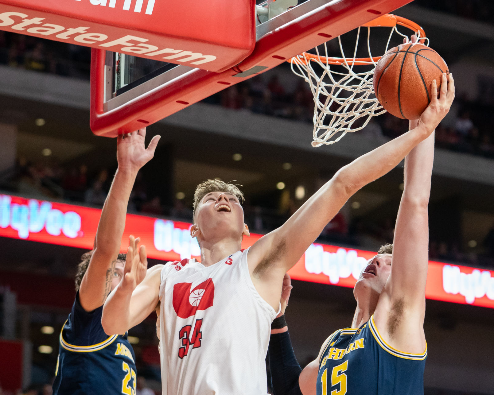 Nebraska Basketball vs. Michigan Photo No. 9